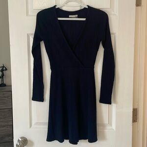Urban Outfitters Navy Blue Sweater Dress